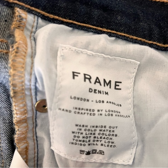 Frame Denim Le High Skinny de Jeanne Jeans Size 26 Blue - Picture 6 of 6